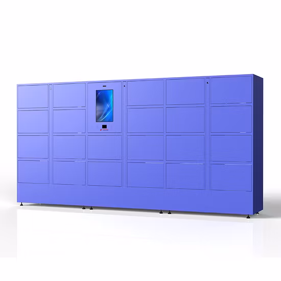 Casier électronique en acier adapté aux besoins du client de stockage de bagages casiers intelligents de colis de code Qr